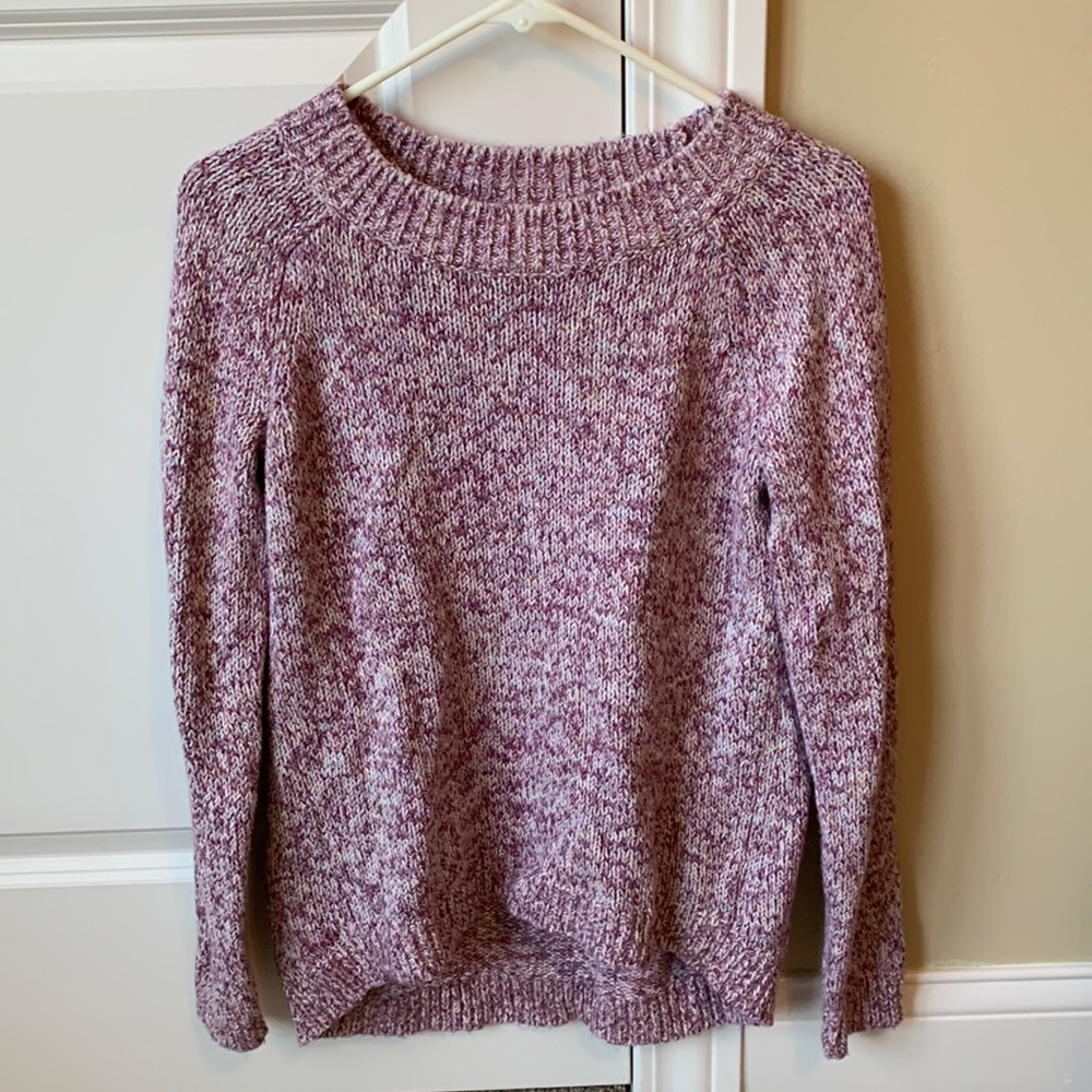Purple sweater by Loft, size small.